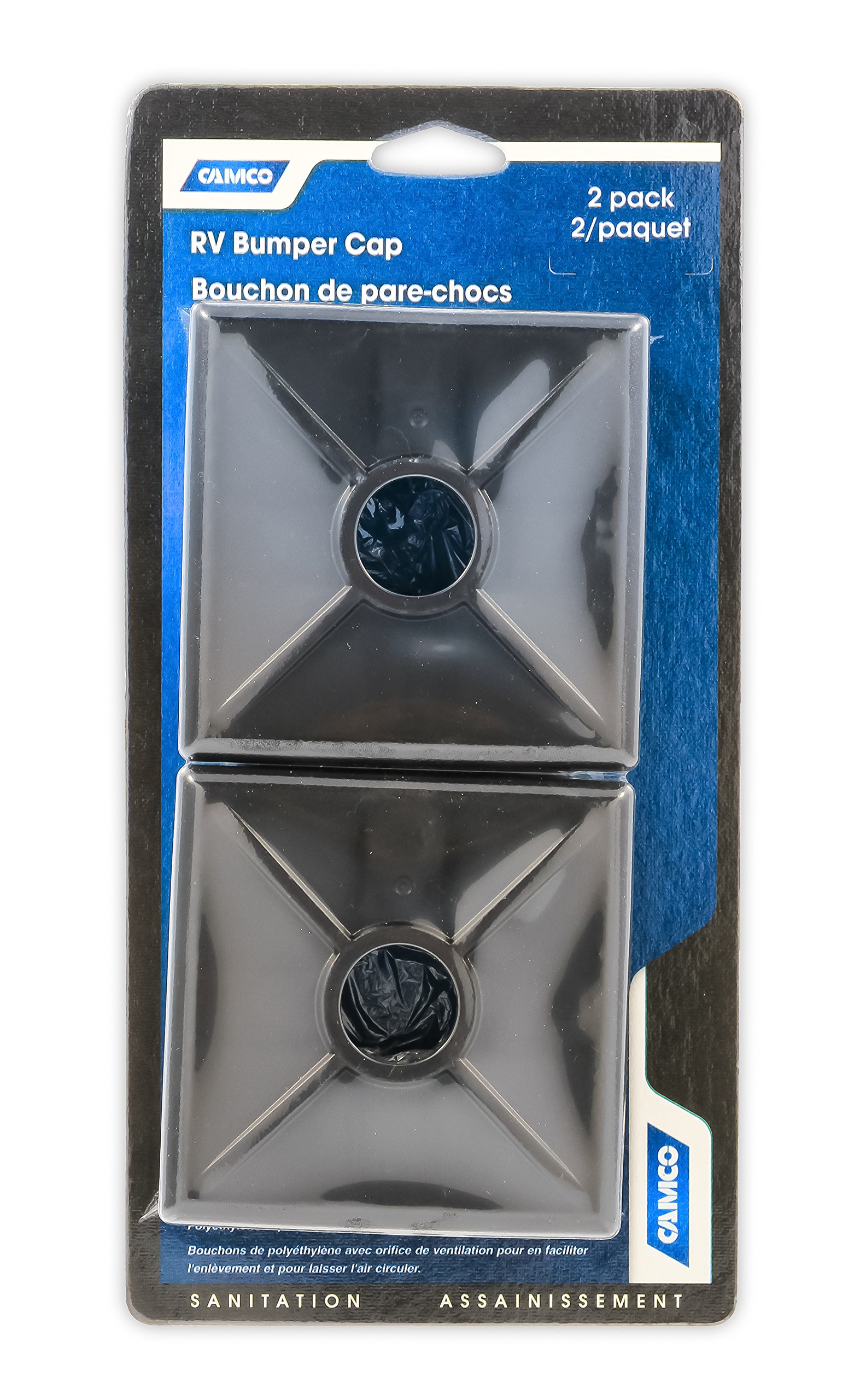 Foto 6 pulgar | Tapones Para Parachoques Camco Rv De 4 Pulgadas, Fáciles De Quitar, Duraderos, Negros, Paquete De 2 - Venta Internaci