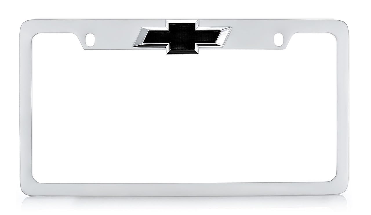 Foto 1 | Marco De Matrícula Para Chevrolet Chevy, Metal Cromado Satinado - Venta Internacional.