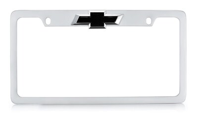 Foto 1 | Marco De Matrícula Para Chevrolet Chevy, Metal Cromado Satinado - Venta Internacional.
