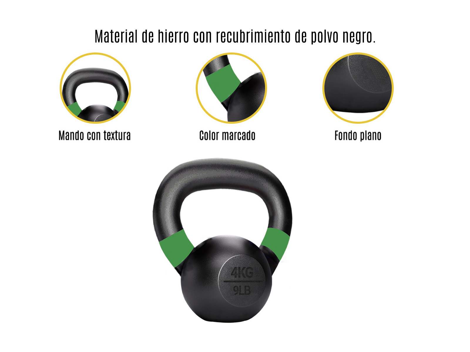 Foto 3 | Pesa Rusa Level Fitness de 4 Kg