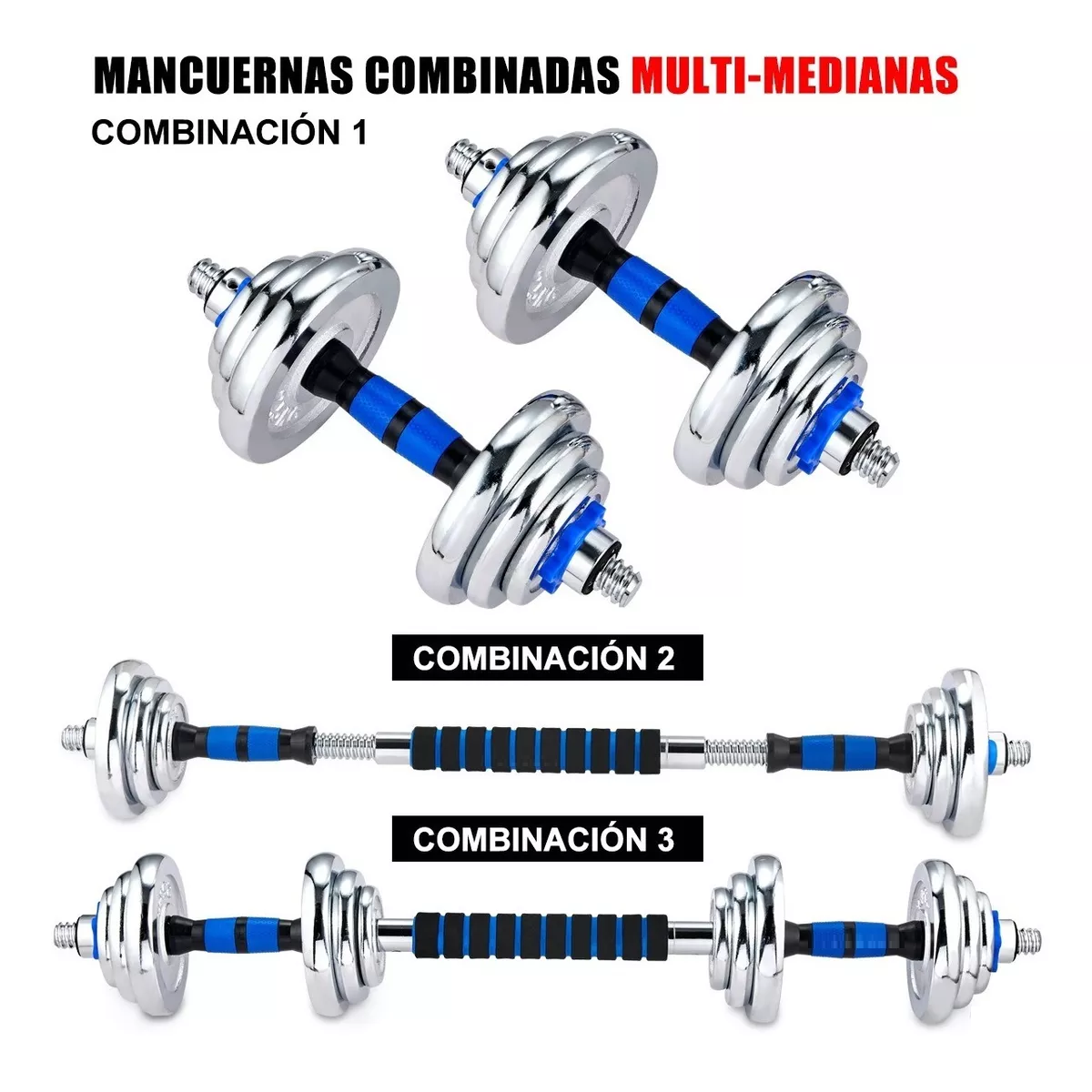 Foto 3 | Mancuernas y Barras Eo Safe Imports Esi10664 con Estuche