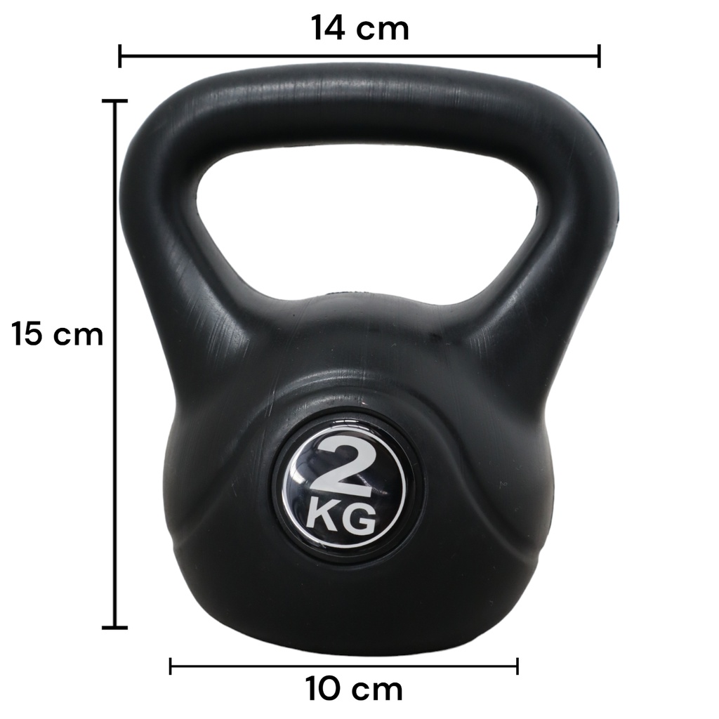 Foto 4 pulgar | Pesa Rusa Plástica Infinité Kettlebell 2 kg