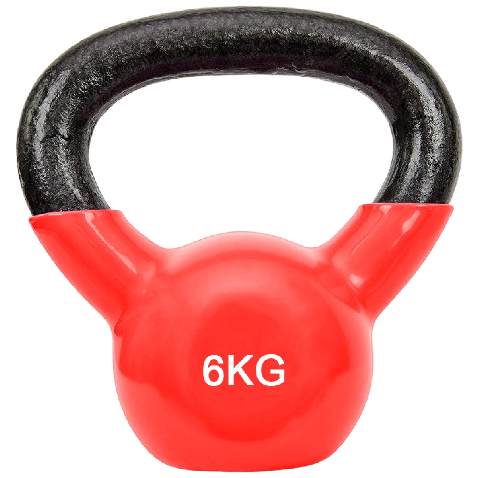 Pesa Tipo Pesa Rusa Cubierta Vinil Fuxion Sports 6kg Vinyl Rojo $399
