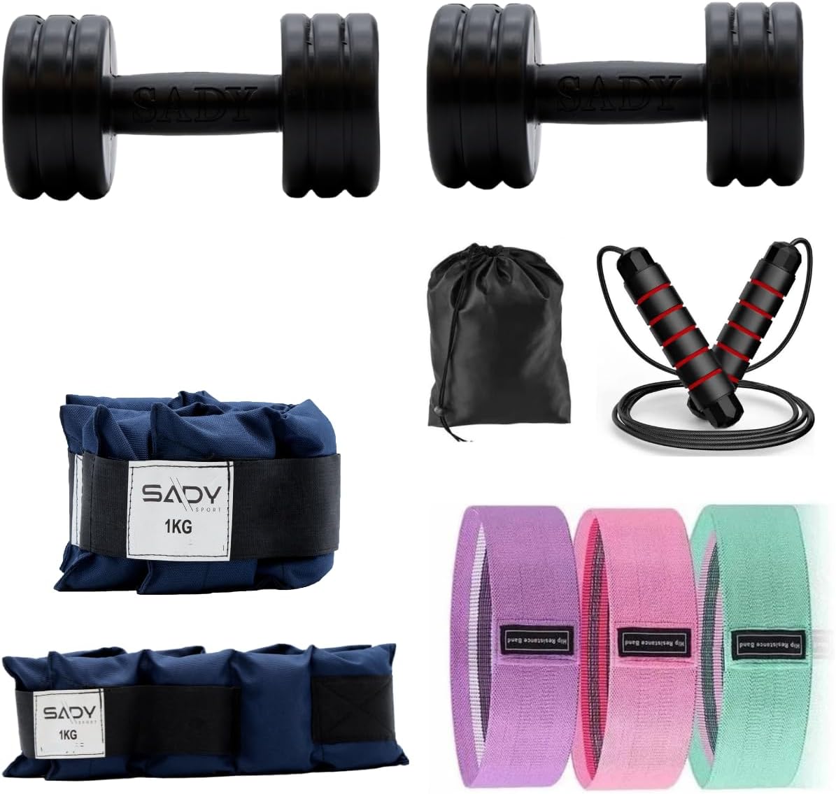 Kit de Ejercicio en Casa Sady Sport