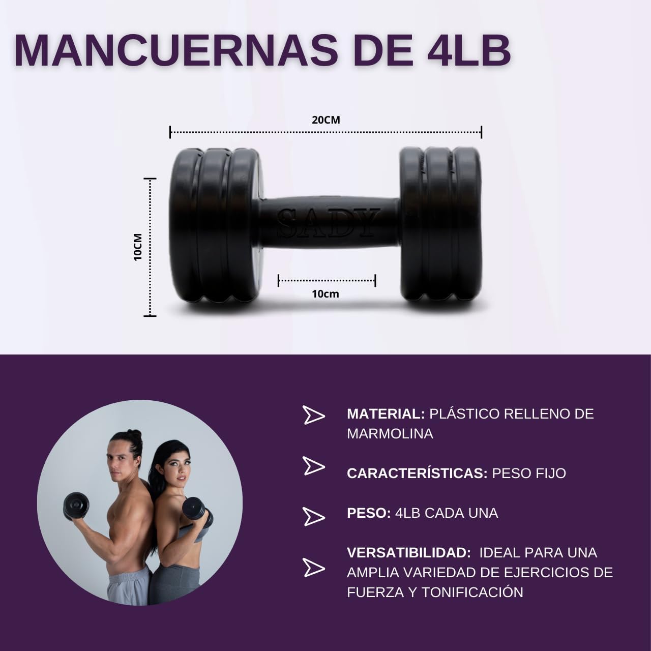 Foto 5 pulgar | Kit de Ejercicio en Casa Sady Sport