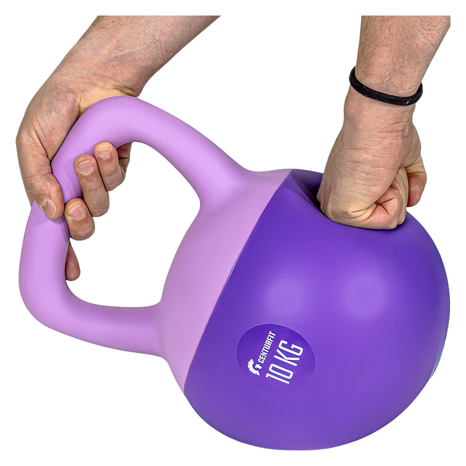 Foto 5 pulgar | Pesa Rusa Kettlebell 10kg 22lb Ejercicio Casa Hogar Fitness Morado Centurfit