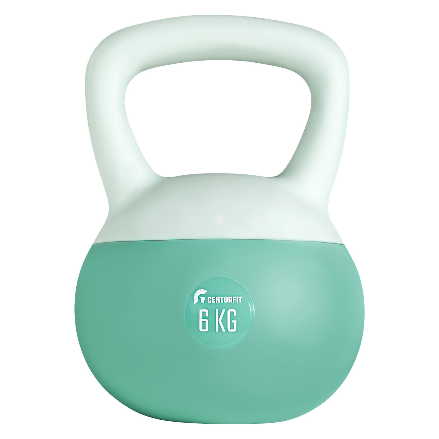 Foto 2 pulgar | Pesa Rusa Kettlebell 6kg 13.2lb Ejercicio Casa Hogar Fitness Menta Centurfit