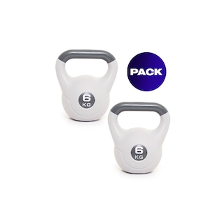 Foto 1 | Kettlebell Russian Weak Pvc, Paquete De 6 Kg, 2 Unidades - Venta Internacional.