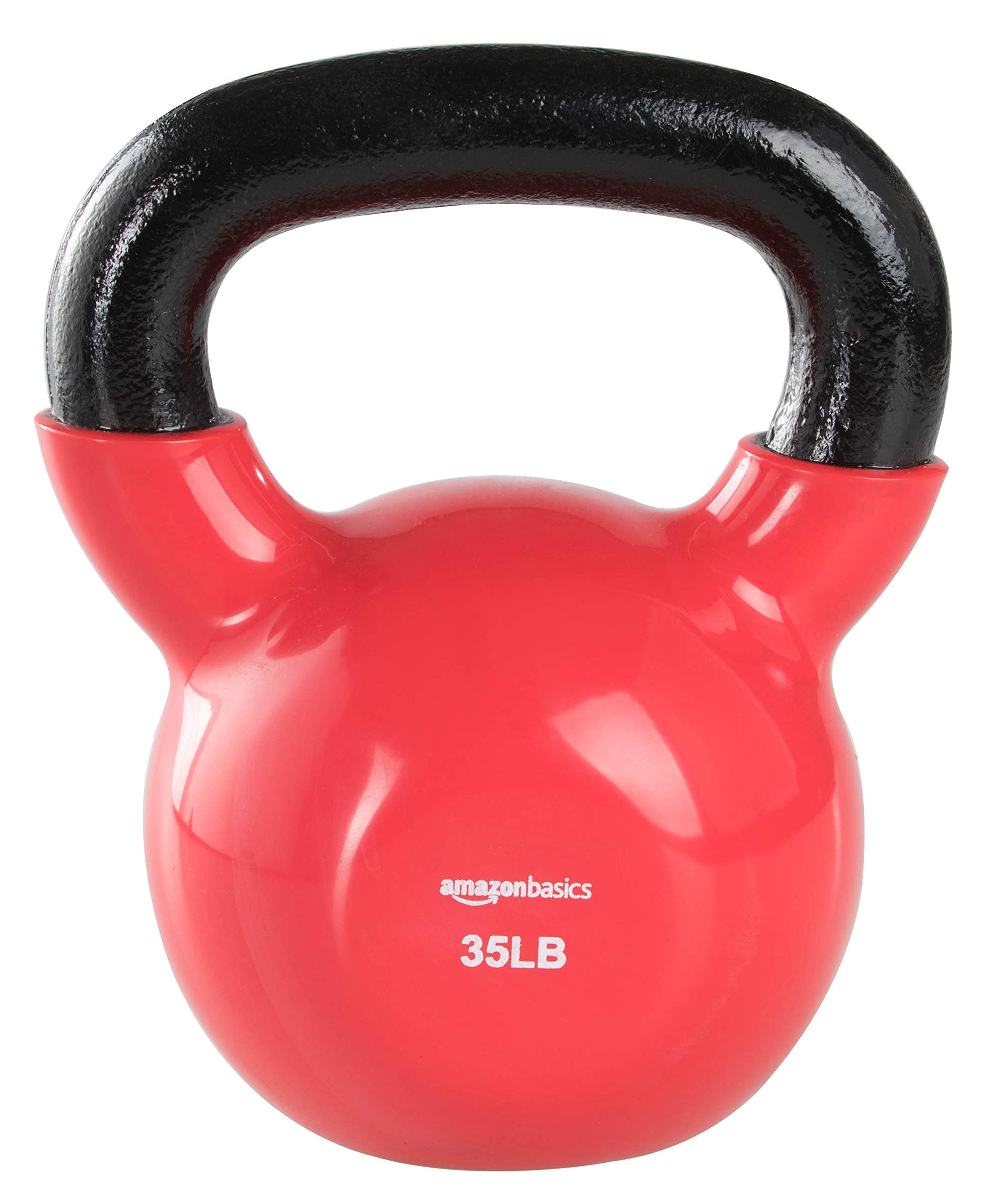 Foto 2 pulgar | Kettlebell Amazon Basics - Vinilo (16 Kg), Color Rojo - Venta Internacional.