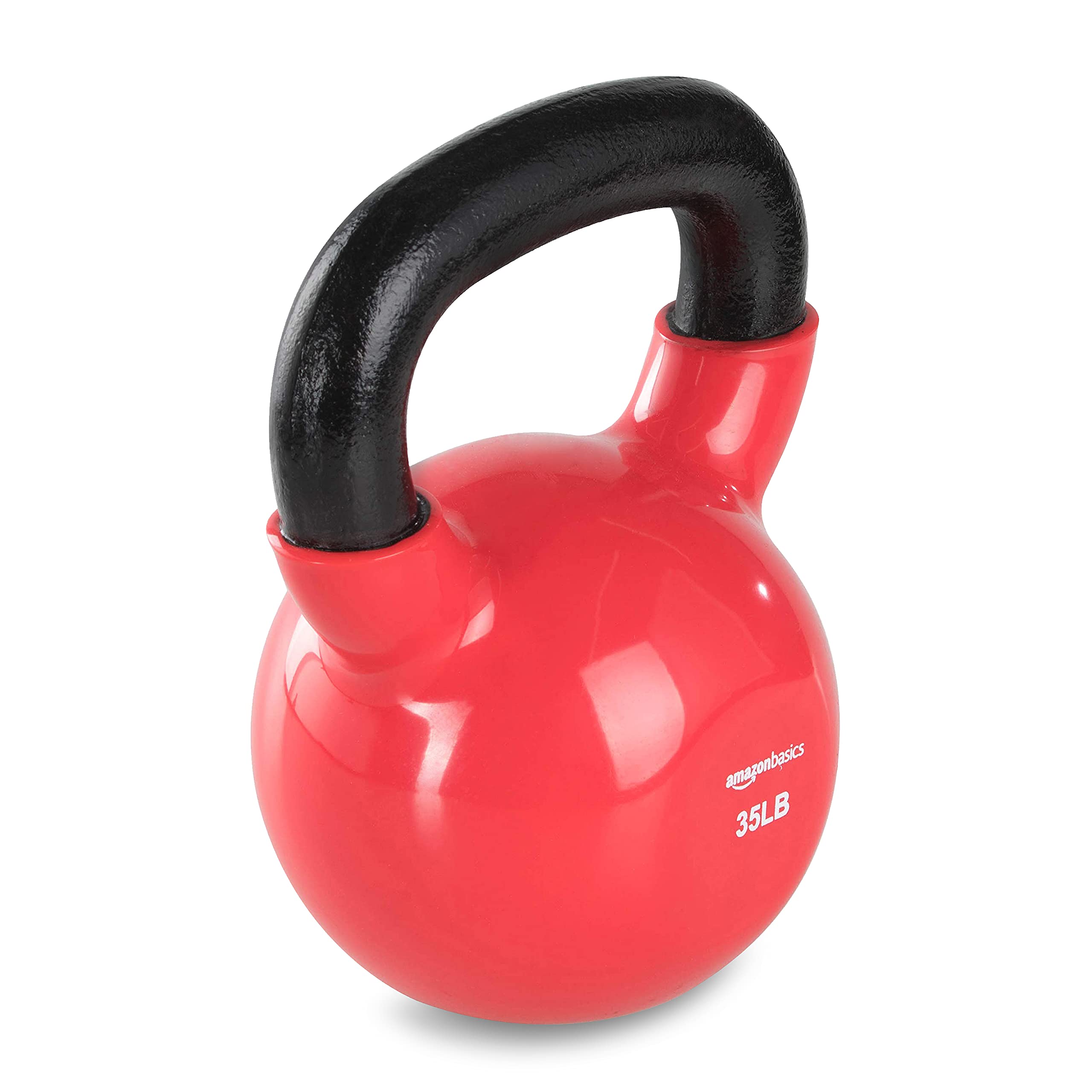 Foto 2 | Kettlebell Amazon Basics - Vinilo (16 Kg), Color Rojo - Venta Internacional.