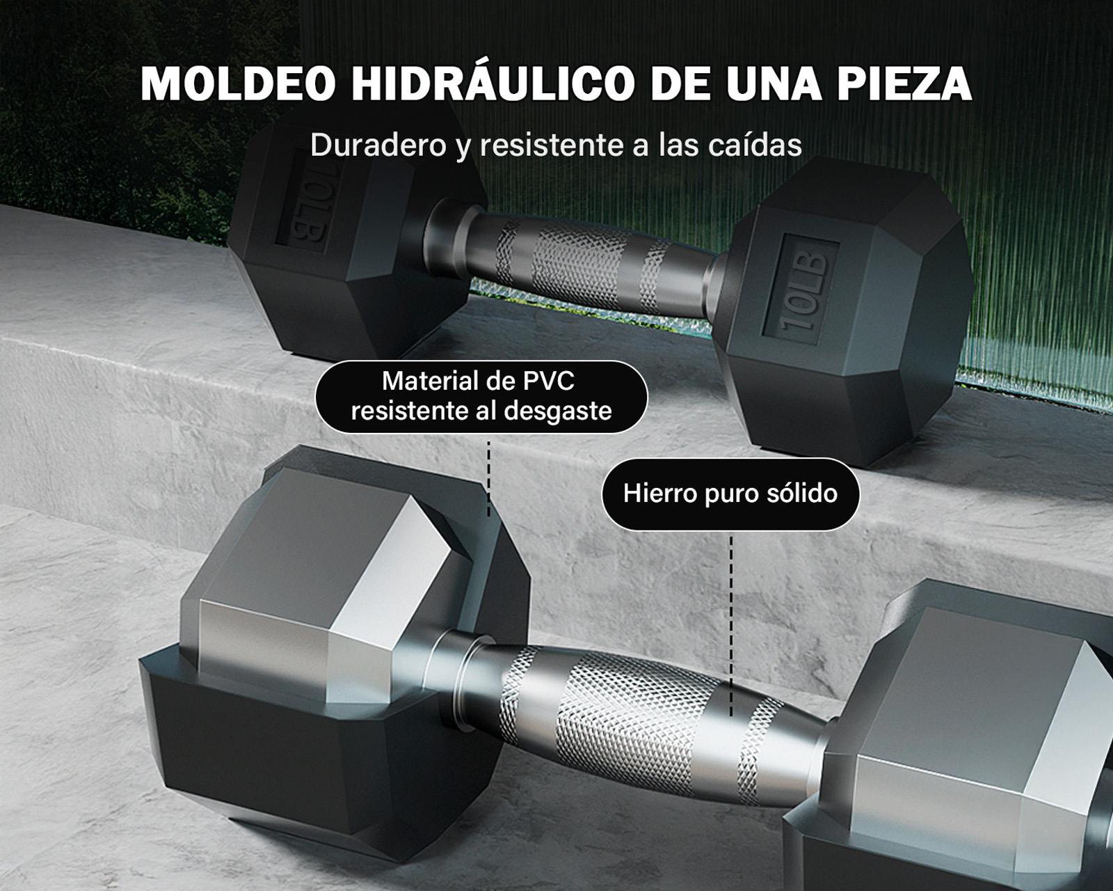 Foto 5 pulgar | Mancuernas 10 Lbs 2 Piezas