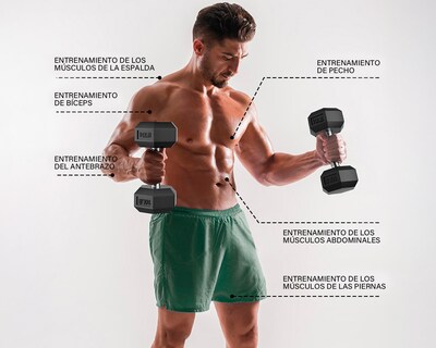 Foto 8 | Mancuernas 10 Lbs 2 Piezas