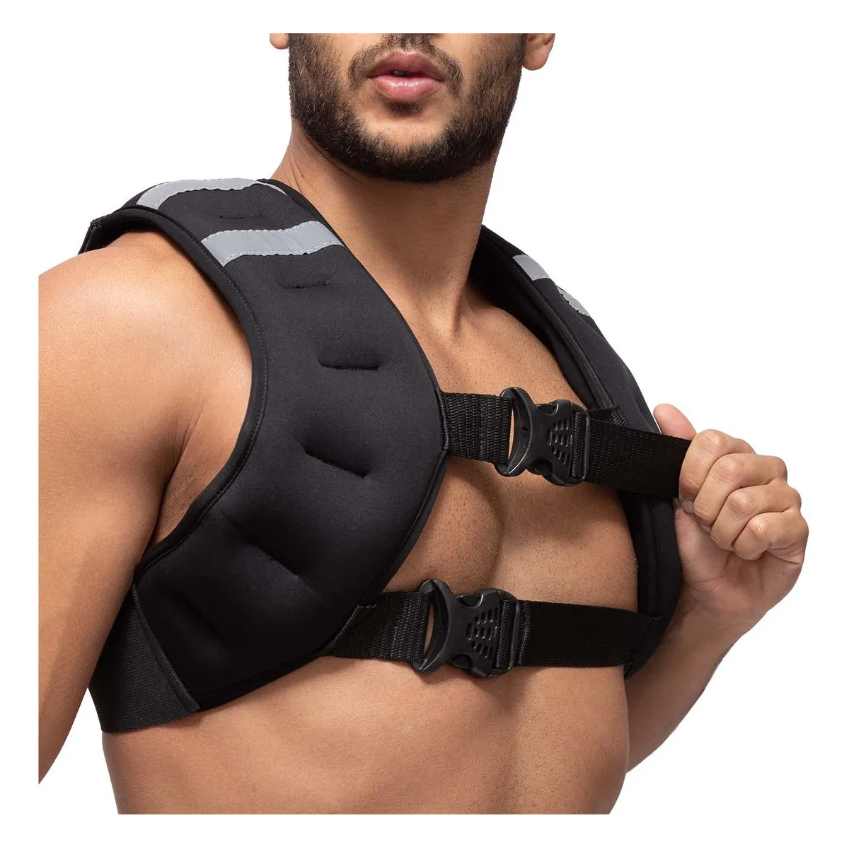 Foto 3 pulgar | Chaleco Lastrado Con Peso 12kg Eo Safe Imports Esi-19350 Negro
