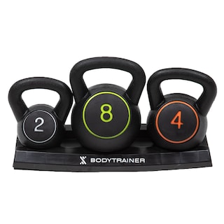 Foto 1 | Set 3 Pesas Rusas Kettlebell Bodytrainer 2 4 8 Kg Con Base