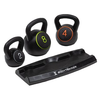 Foto 6 | Set 3 Pesas Rusas Kettlebell Bodytrainer 2 4 8 Kg Con Base