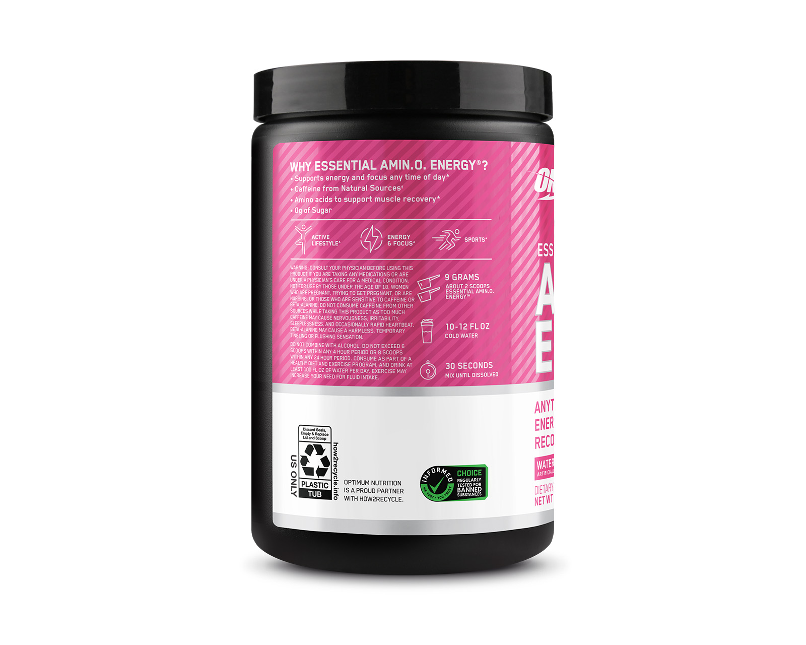 Foto 3 pulgar | Amino Energy ON Sandia 270g