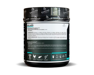 Foto 2 | Colágeno Sascha Fitness 490 g