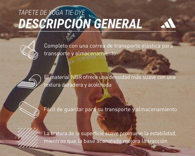 Foto 6 | Tapete de Yoga Adidas Rosa