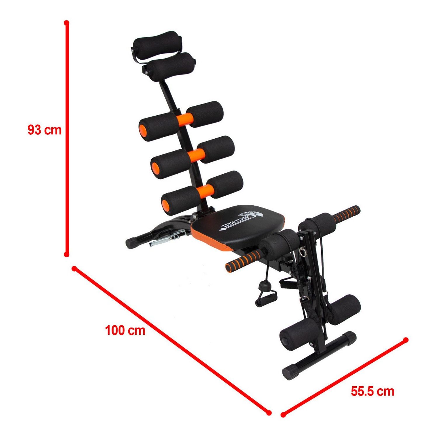 Foto 4 | Aparato Multifuncional Centurfit ABS Fortalece 6 en 1 Banco Negro