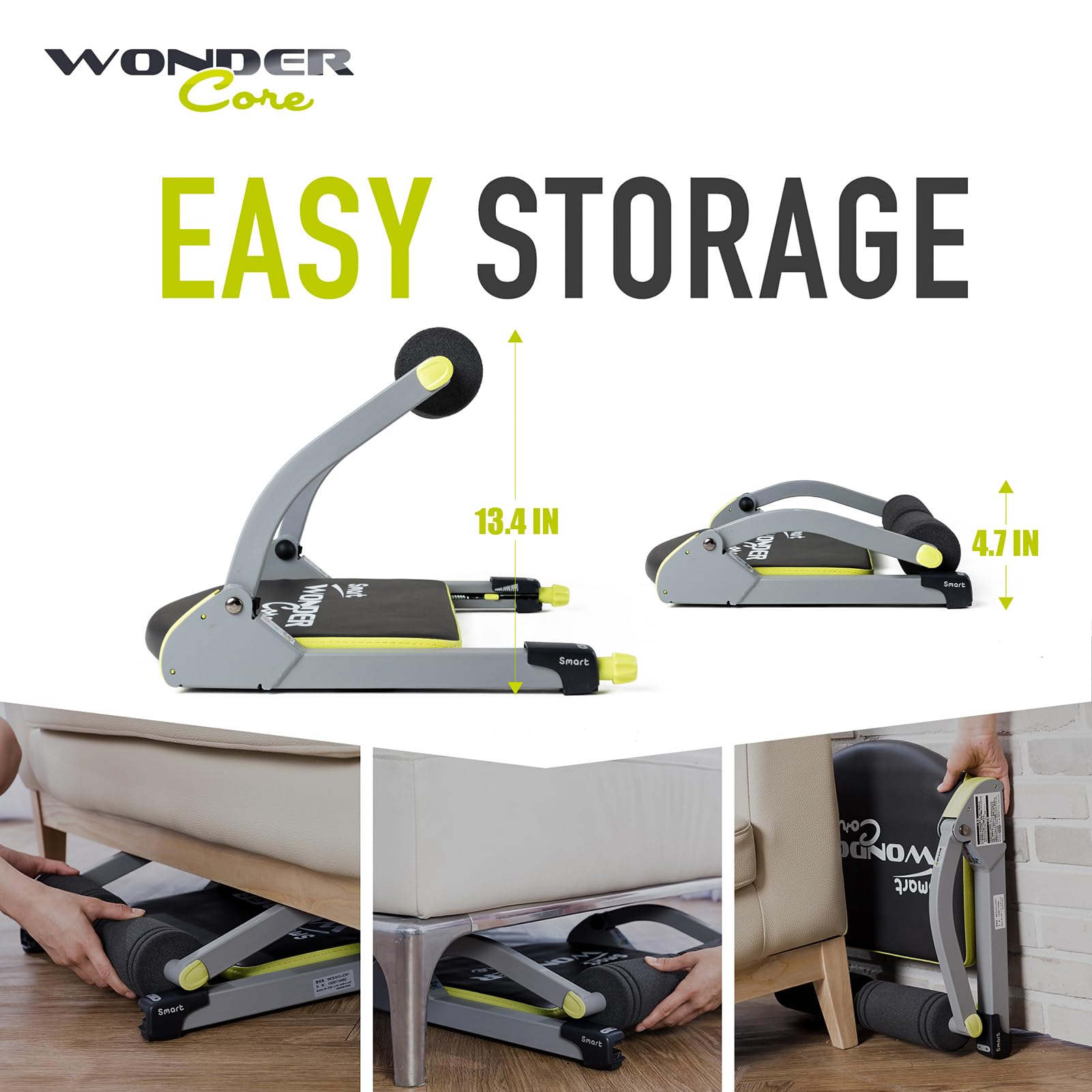 Foto 6 pulgar | Equipo de Ejercicio Wonder Core Smart Sit Up Abdominal Green - Venta Internacional