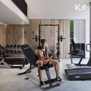 Foto 7 | Banco Para Pesas Plegable Inclinado Entrenamiento Fitnness
