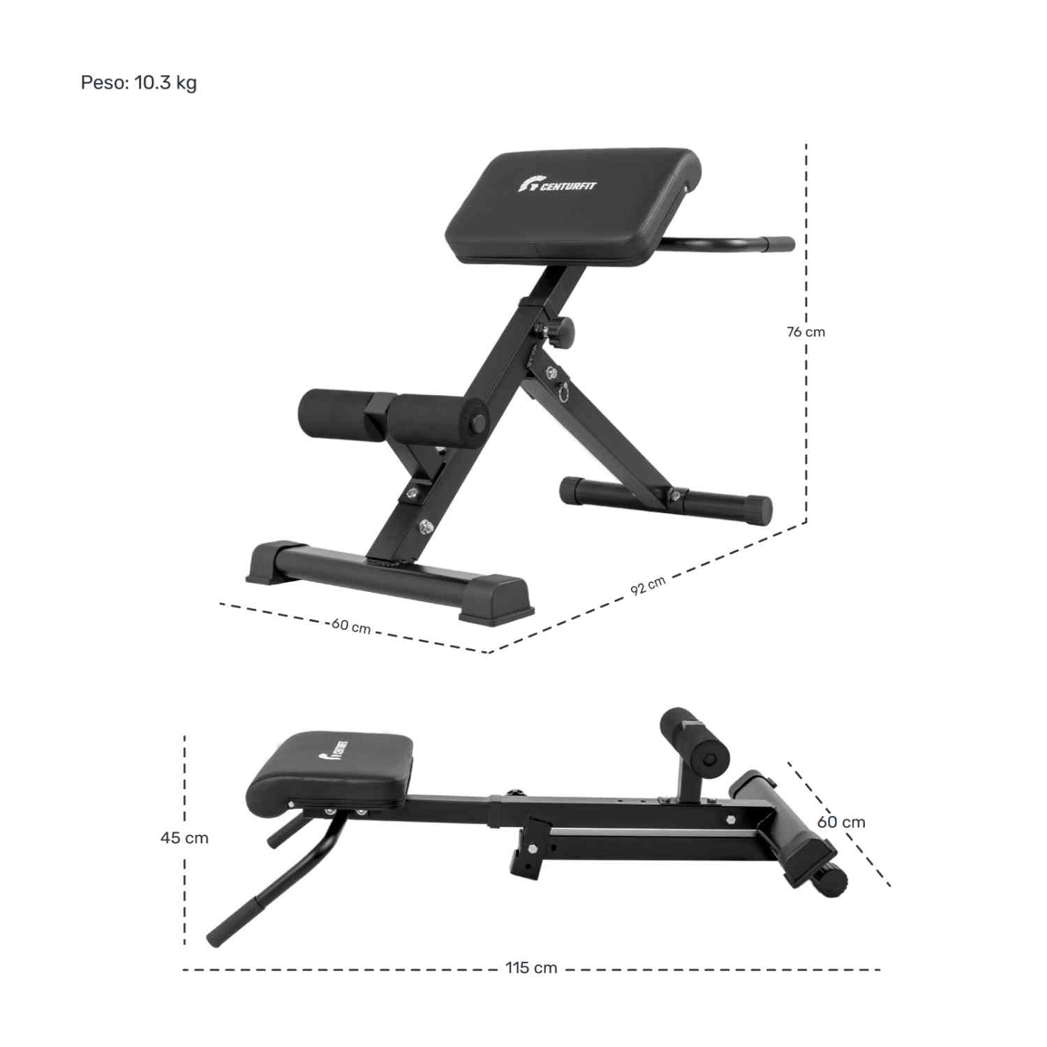 Foto 8 pulgar | Silla Romana Ajustable para Entrenamiento Integral en Casa