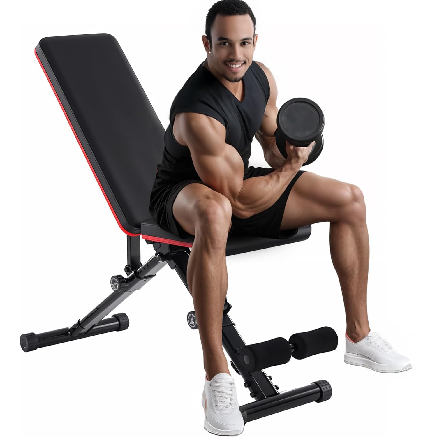 Foto 1 | Banco De Pesas Ajustable, Simple, De Lujo, Con Capacidad De 360 Kg, Plegable - Venta Internacional.