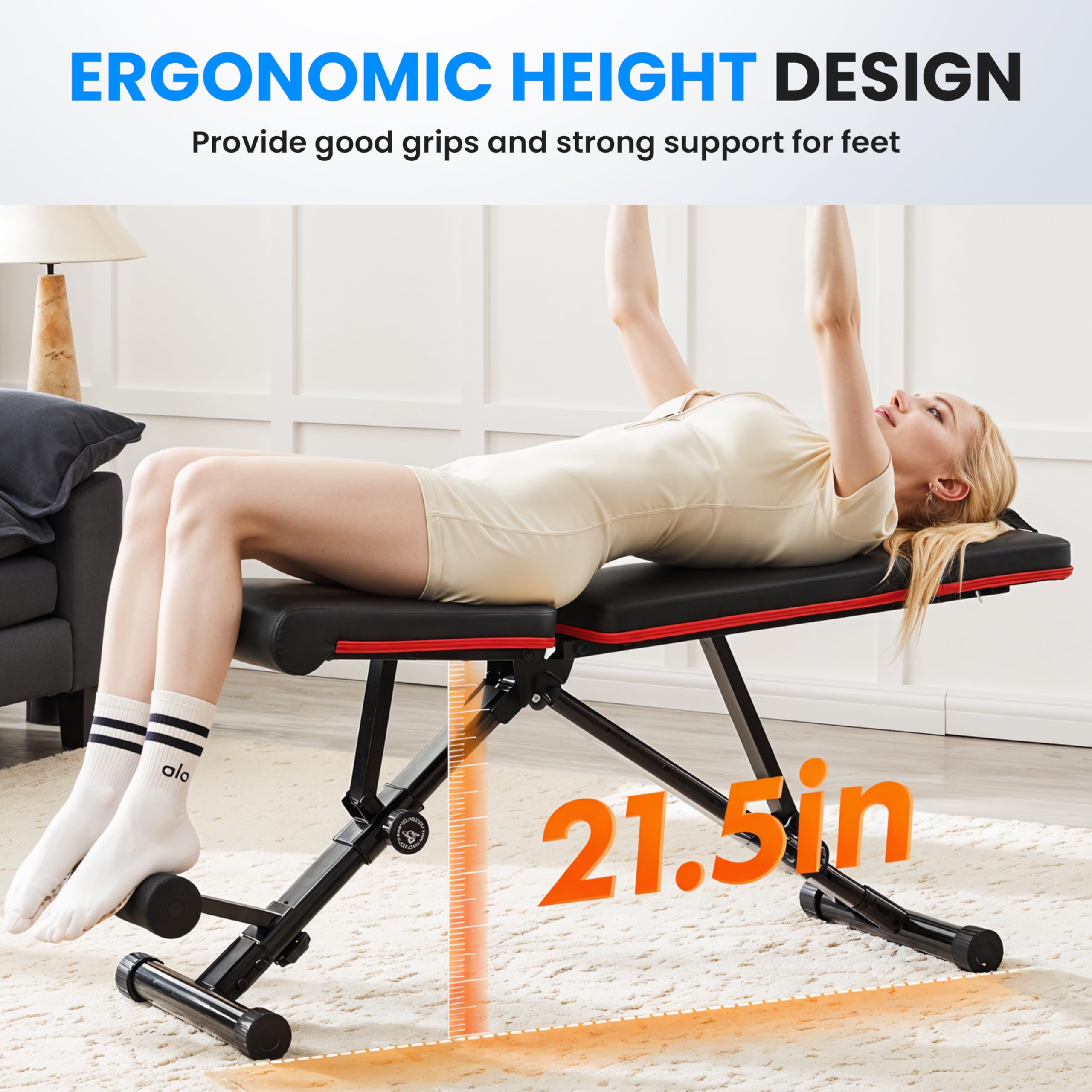 Foto 2 | Banco De Pesas Ajustable, Simple, De Lujo, Con Capacidad De 360 Kg, Plegable - Venta Internacional.