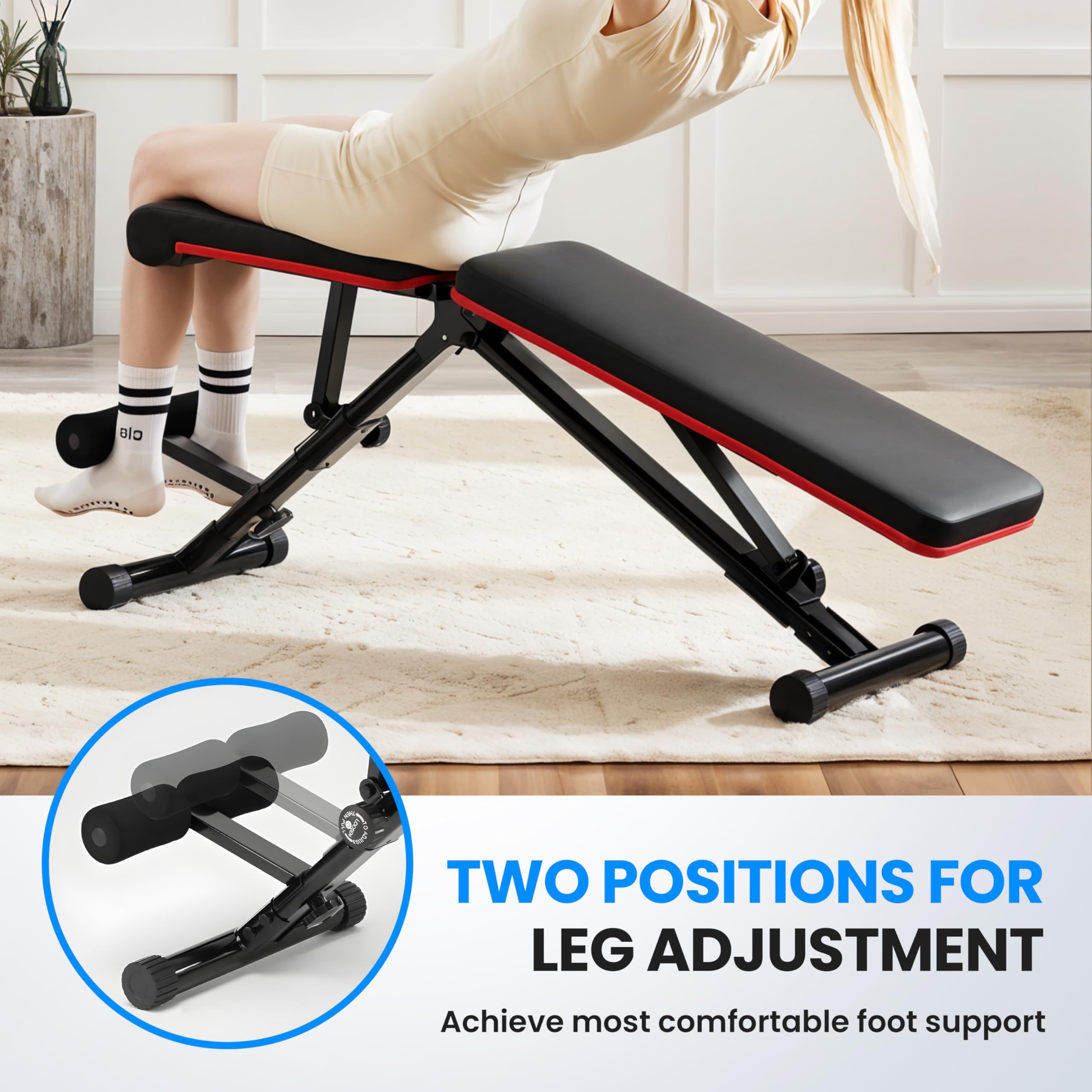 Foto 6 pulgar | Banco De Pesas Ajustable, Simple, De Lujo, Con Capacidad De 360 Kg, Plegable - Venta Internacional.