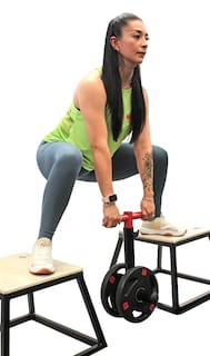 Foto 4 | Pin Para Sentadilla Sumo Doble, Rack Para Sentadilla Sumo, Pin Para Apilar Discos Olimpicos, Pin Gym, Super Pin