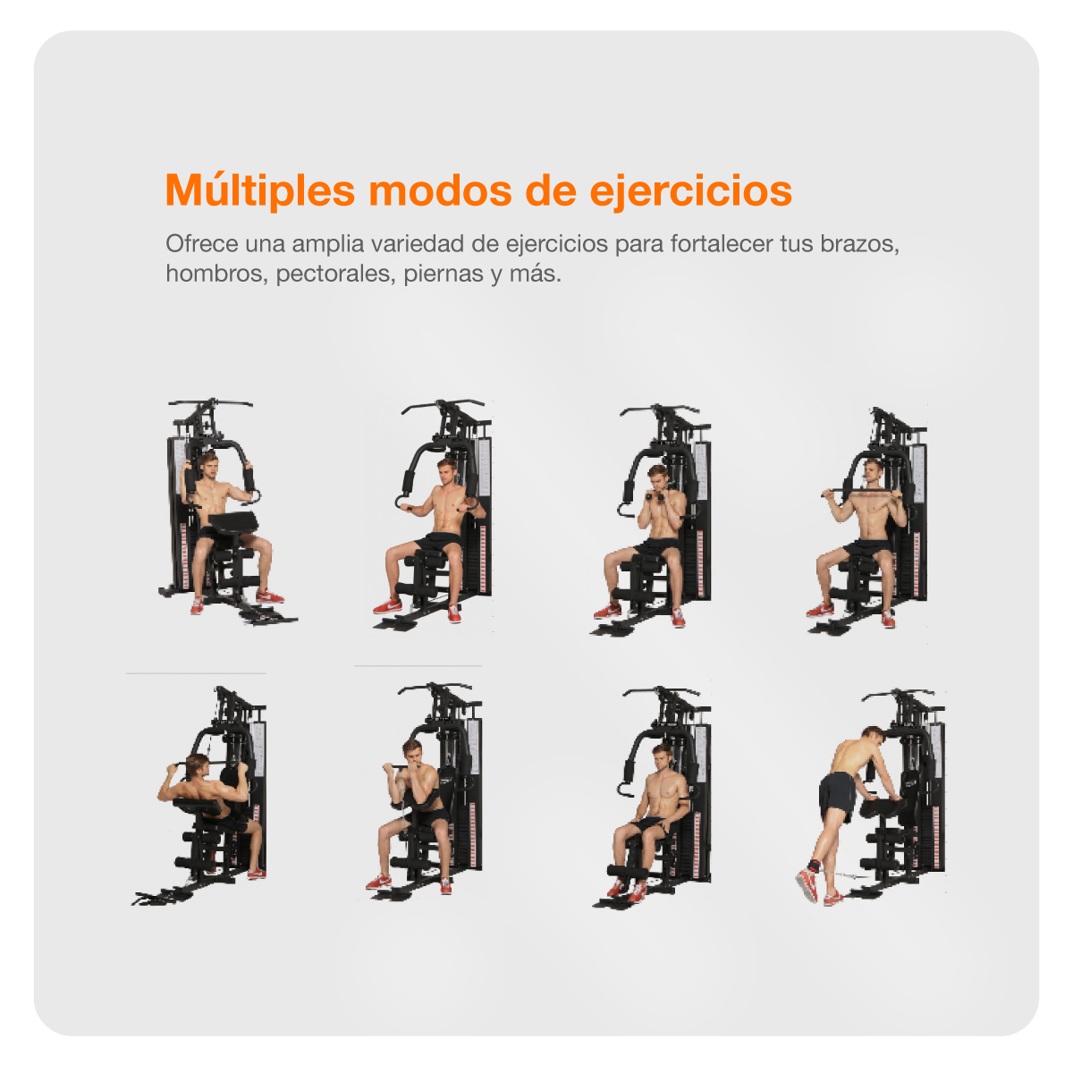 Foto 8 pulgar | Maquina De Gimnasio Multifuncional Bodytrainer  Hg-321 Con Banco Y Poleas Con Carga De Hasta 45 Kg