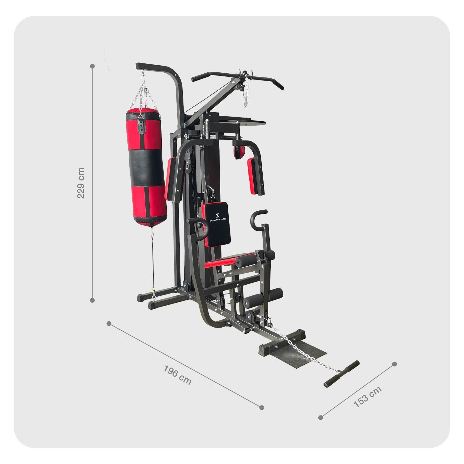 Foto 4 pulgar | Gimnasio Multifuncional Body Trainer Btem-500 Con Bolsa De Boxeo Y Punching Ball