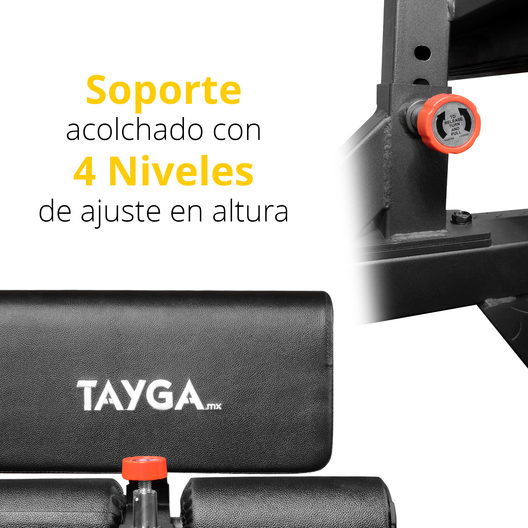 Foto 4 pulgar | Máquina de Sentadillas Sissy Tayga TT005 Negro