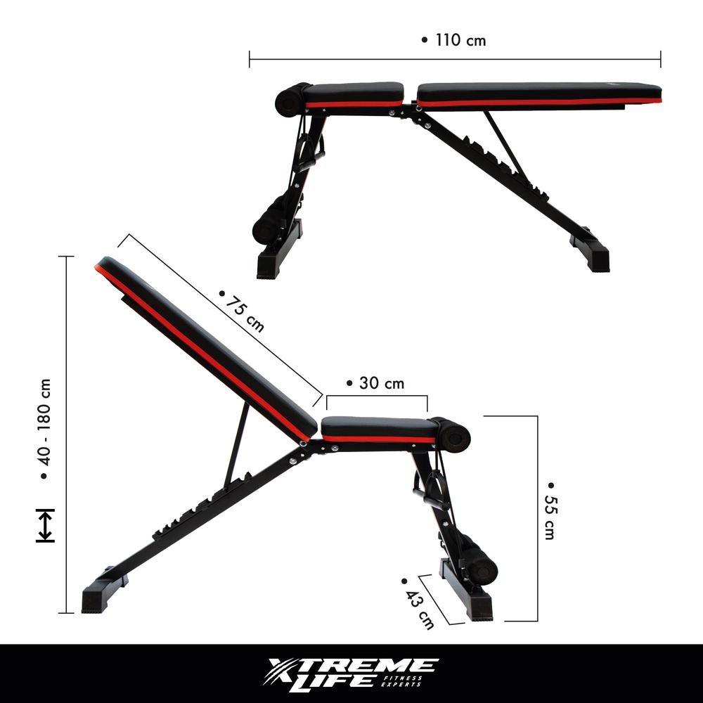 Foto 4 pulgar | Banco Xtreme Life Plegable Multifuncional color Negro