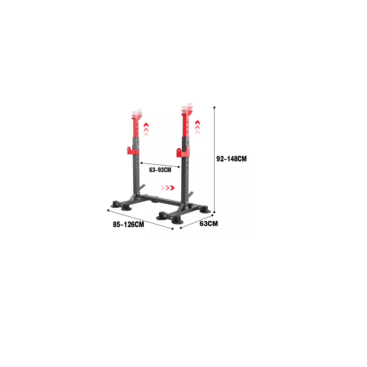 Foto 4 pulgar | Estacion De Sentadilla Y Pecho Banco De Ejercicio Gym 36×36 Eo Safe Imports Esi-16263  Multicolor