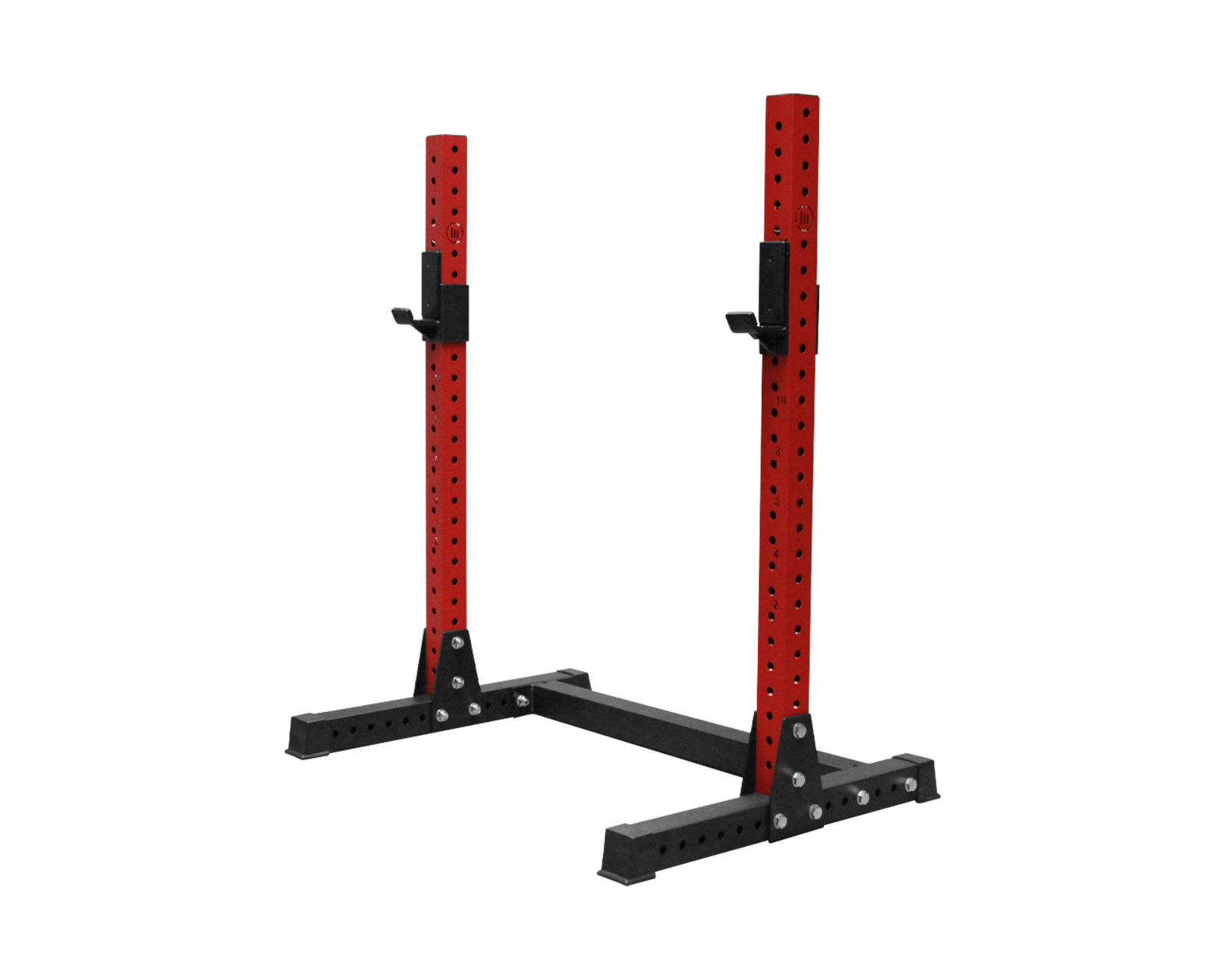 Rack de Piso Level Fitness Alfa color Rojo