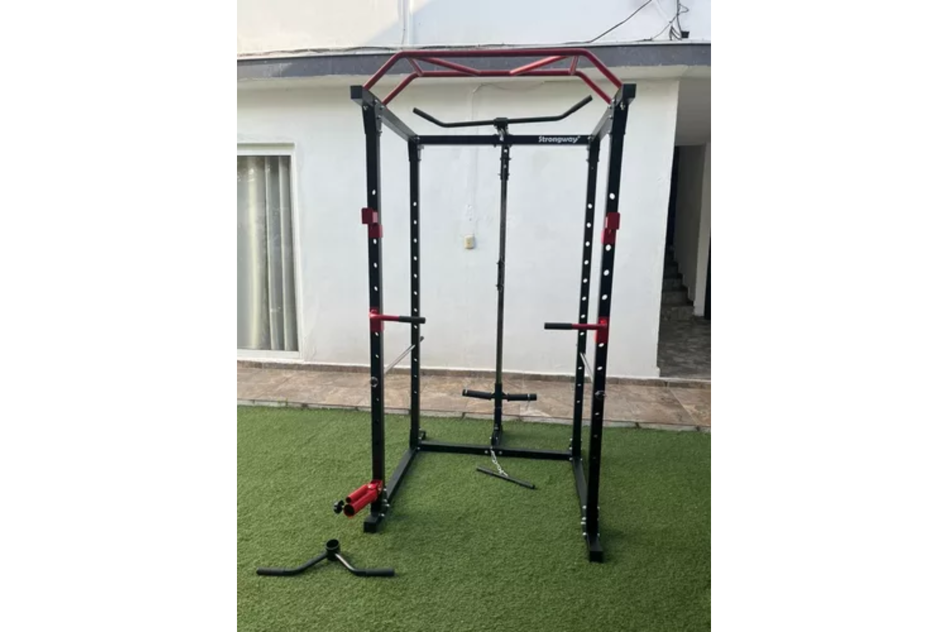 Foto 3 pulgar | Jaula Squat Rack Pesas Power Cage Gym Multifuncional