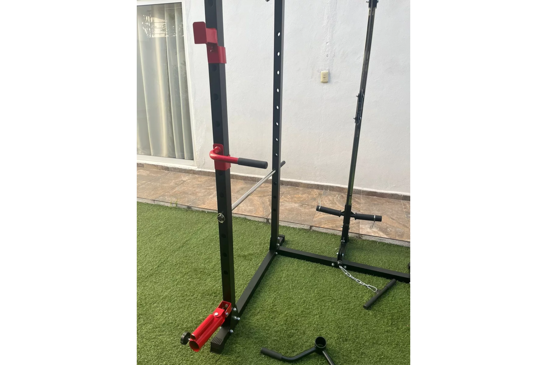 Foto 4 pulgar | Jaula Squat Rack Pesas Power Cage Gym Multifuncional