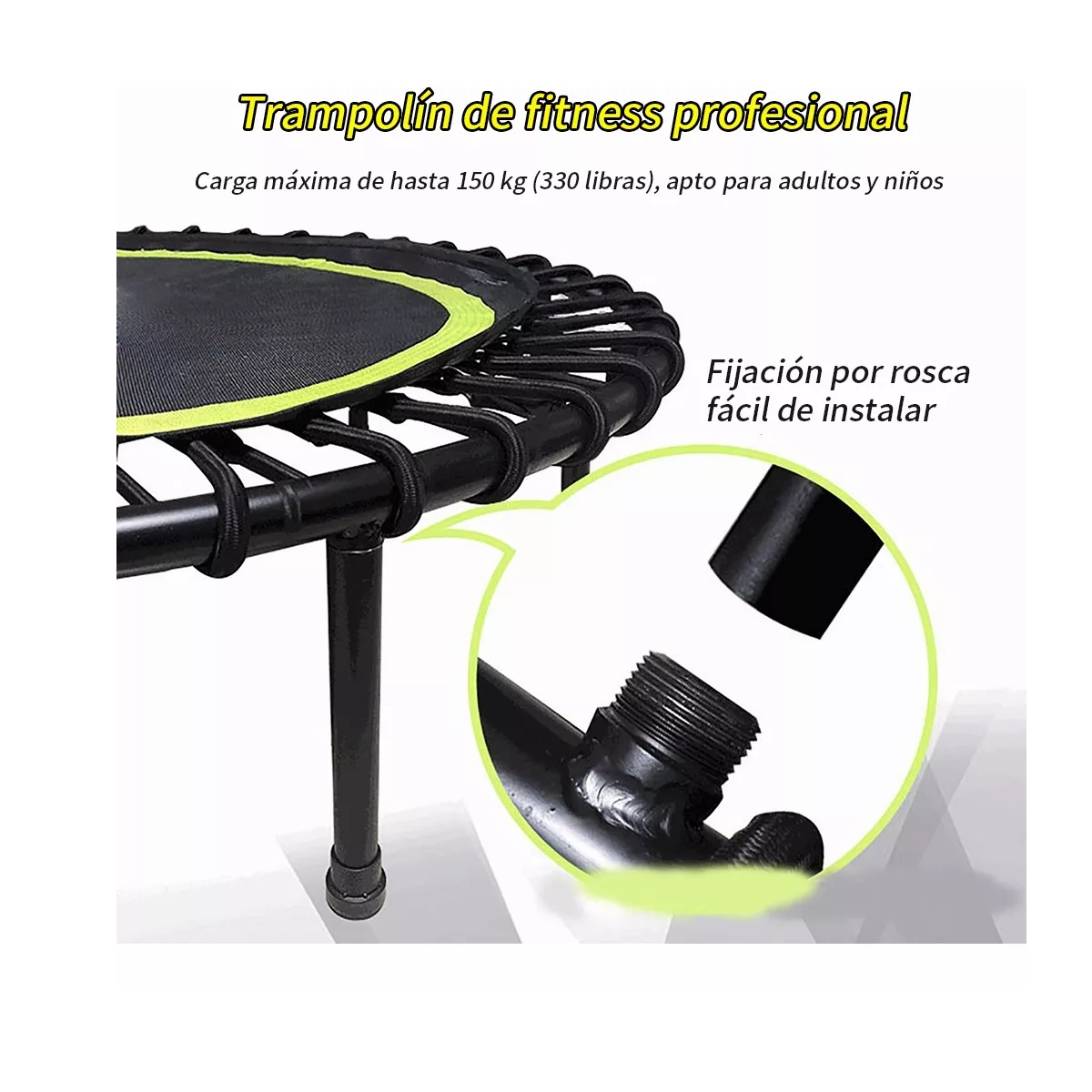 Foto 4 pulgar | Trampolin Ftness Eo Safe Imports Esi-16492 Negro