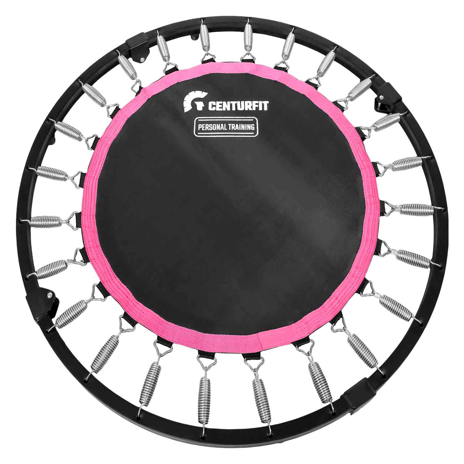 Foto 4 pulgar | Trampolin Brincolin Plegable Fitness 40  Aerobico Barra Rosa Centurfit