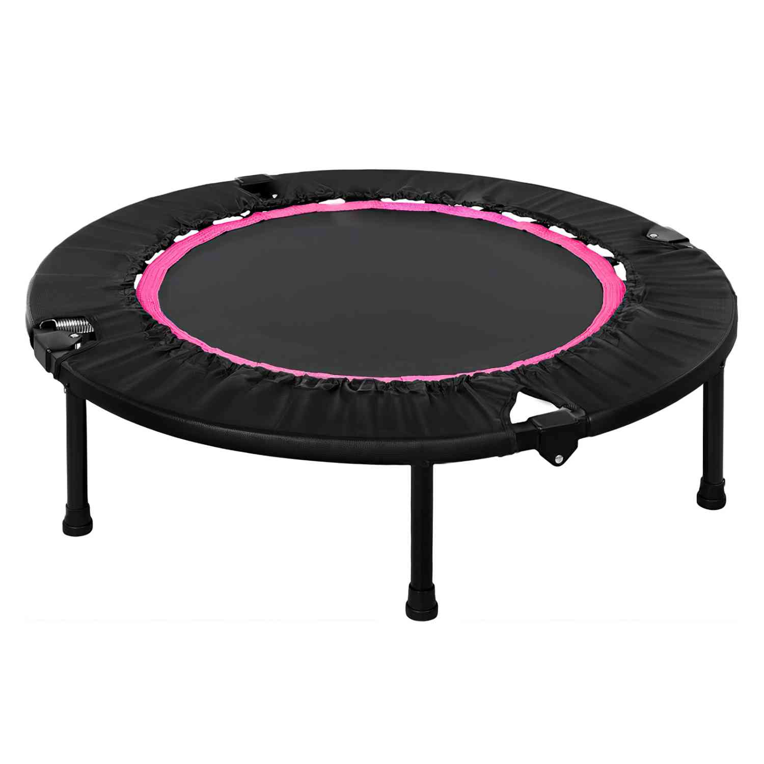 Foto 3 pulgar | Trampolin Plegable Aerobics Fitness Jumping Rosa Centurfit
