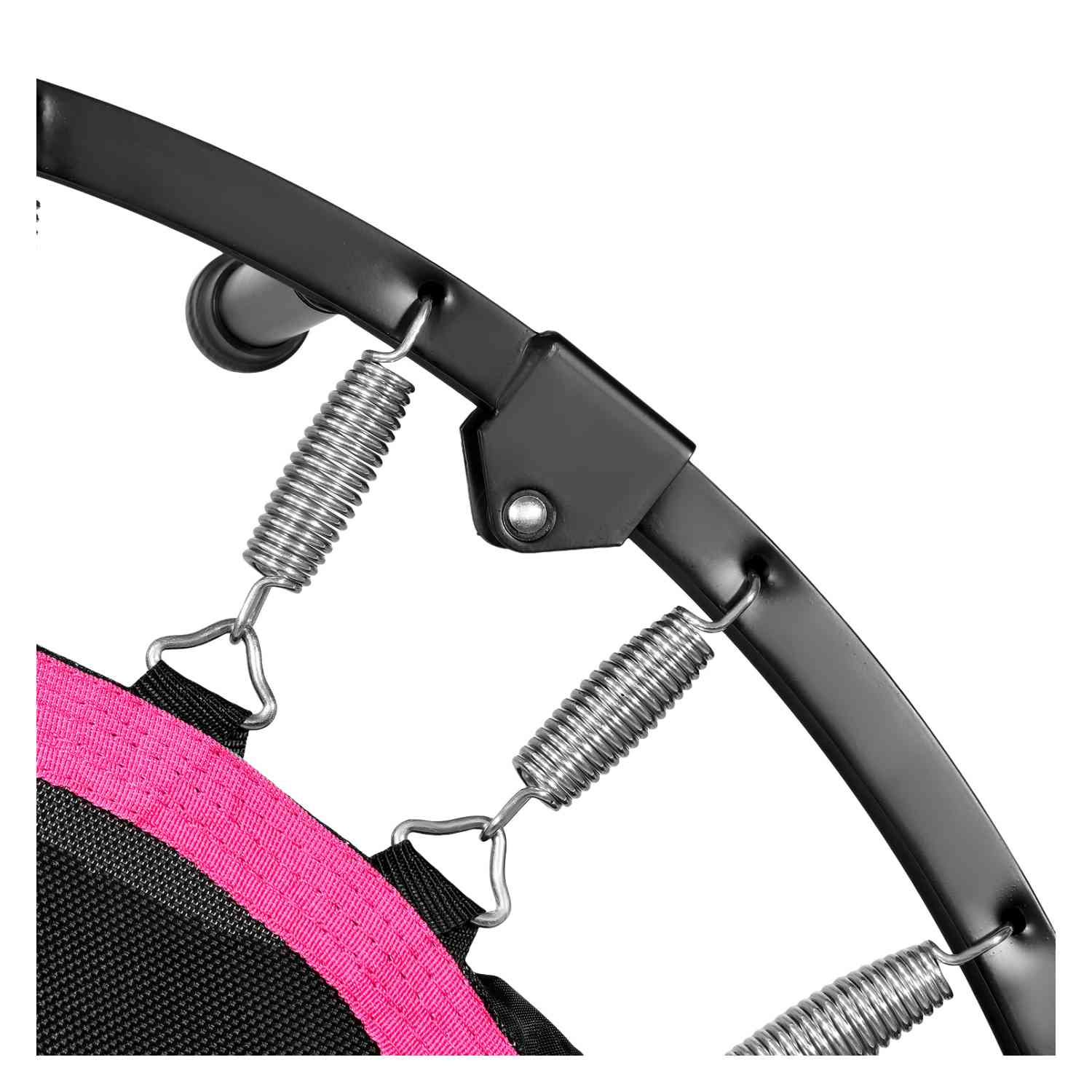 Foto 5 pulgar | Trampolin Plegable Aerobics Fitness Jumping Rosa Centurfit