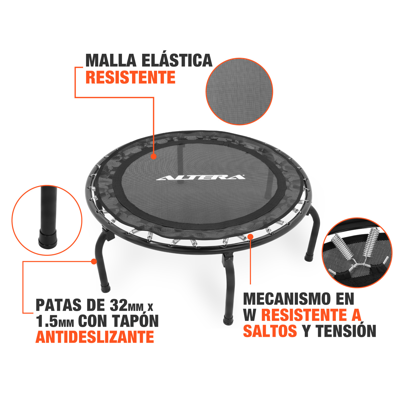 Foto 5 pulgar | Trampolín Aeróbico Altera Compacto