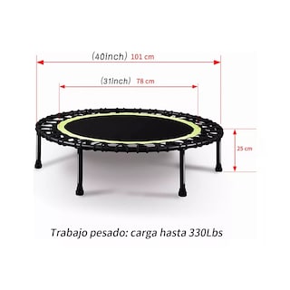 Foto 3 | Trampolin Fitness Aeróbicos Eo Safe Imports Esi-18391 Verde