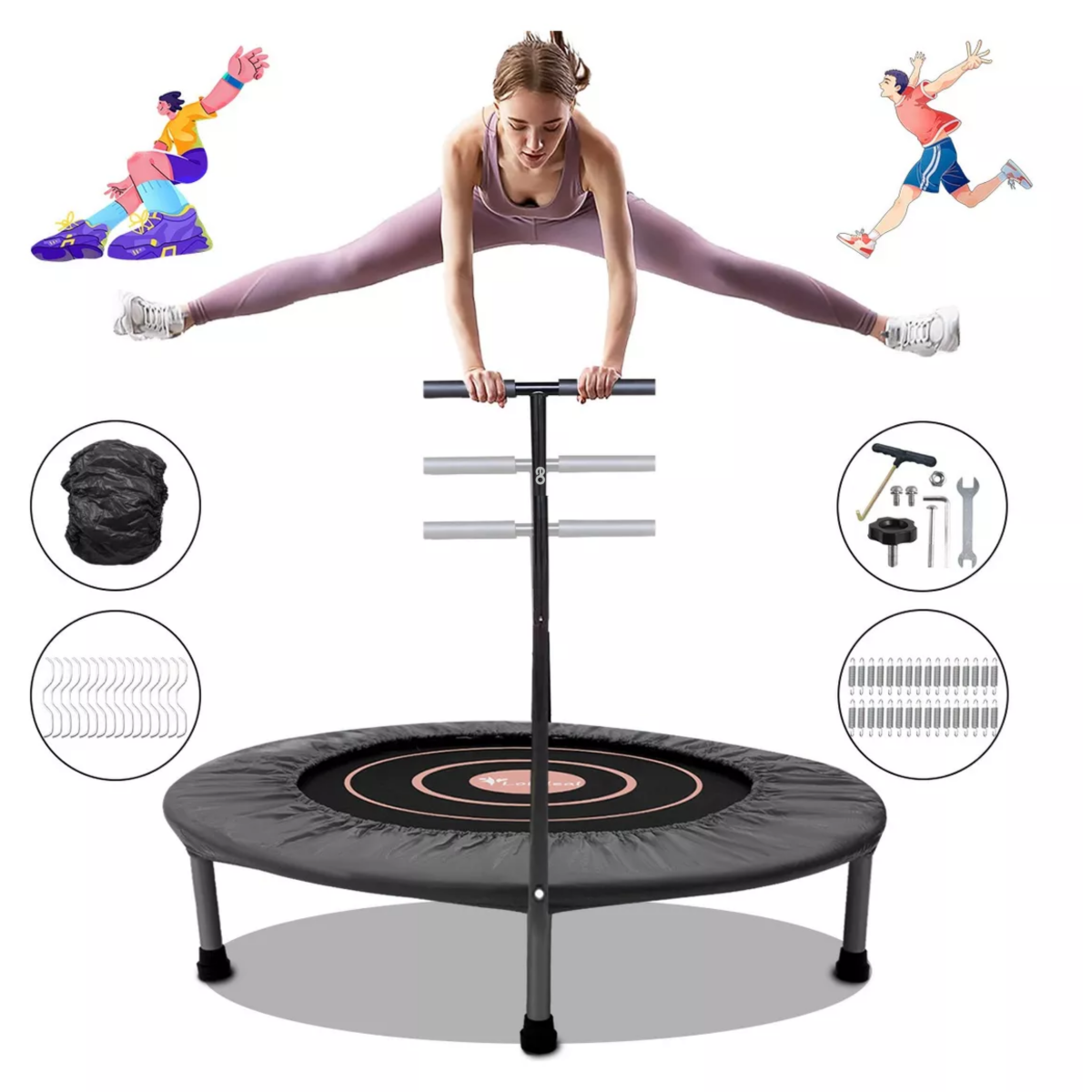 Foto 3 pulgar | Trampolín Brincolín Aeróbicos Fitness 40 Pulgadas Eo Safe Imports ESI-12502-1