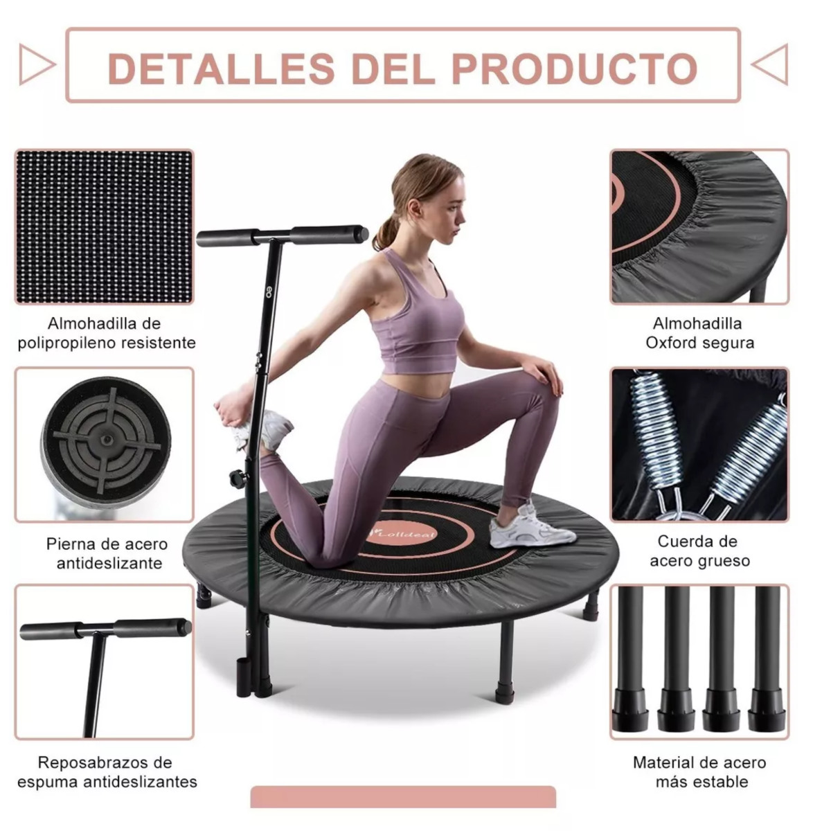 Foto 4 pulgar | Trampolín Brincolín Aeróbicos Fitness 40 Pulgadas Eo Safe Imports ESI-12502-1