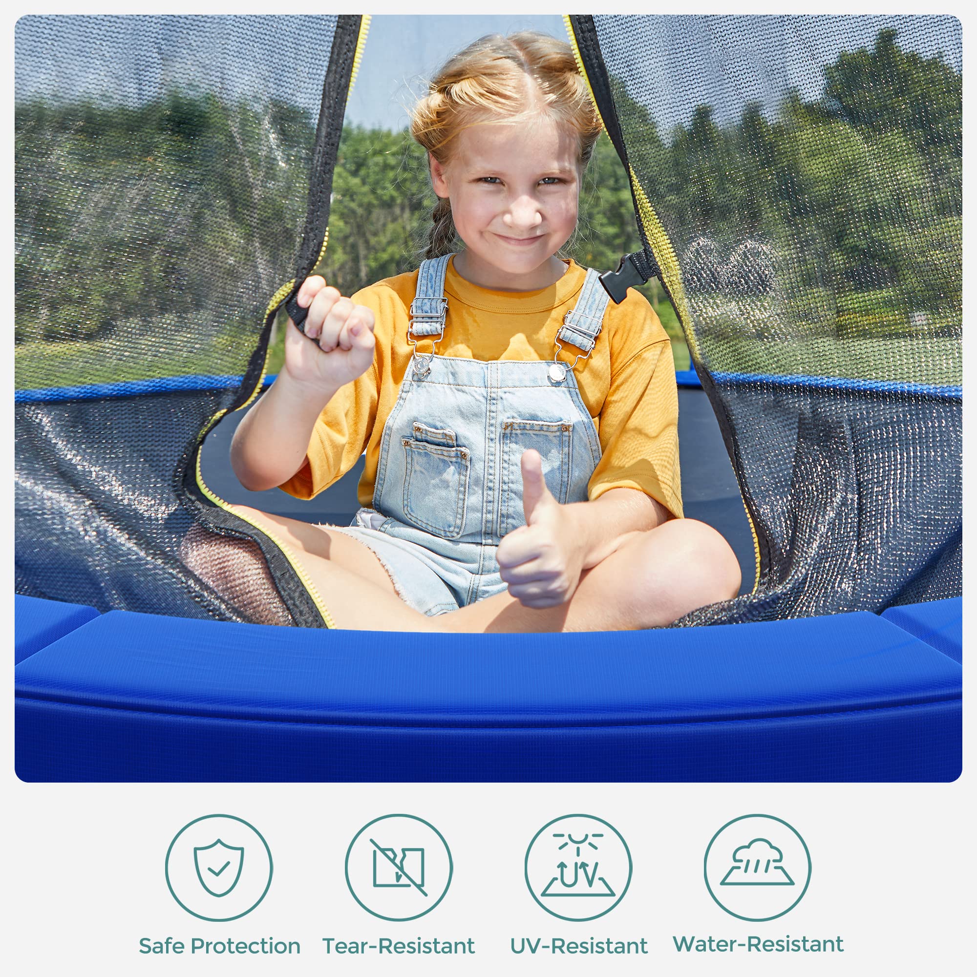 Foto 5 pulgar | Almohadilla De Seguridad Para Trampolín Songmics De 14 Pies Ustp14ft - Venta Internacional.