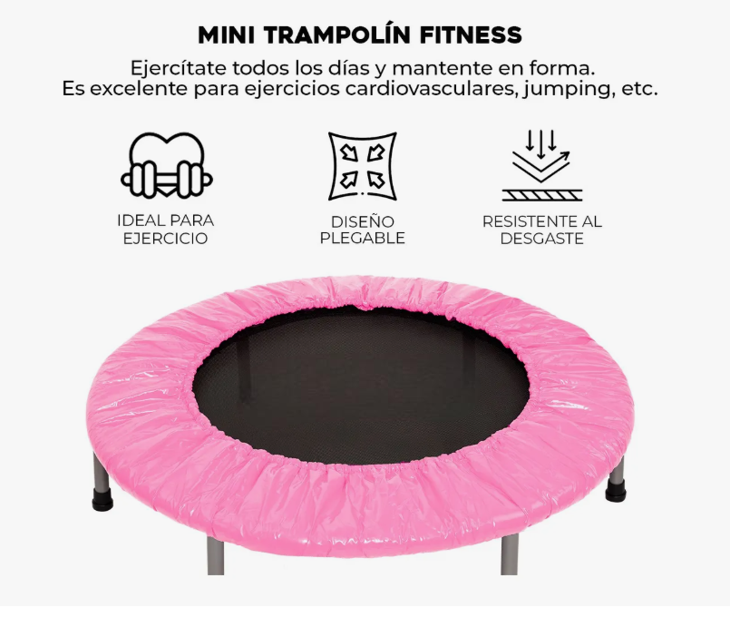 Foto 3 pulgar | Trampolín Brincolín Para Aeróbicos Fitness Ejercicio Jumping