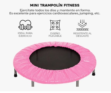 Foto 2 | Trampolín Brincolín Para Aeróbicos Fitness Ejercicio Jumping
