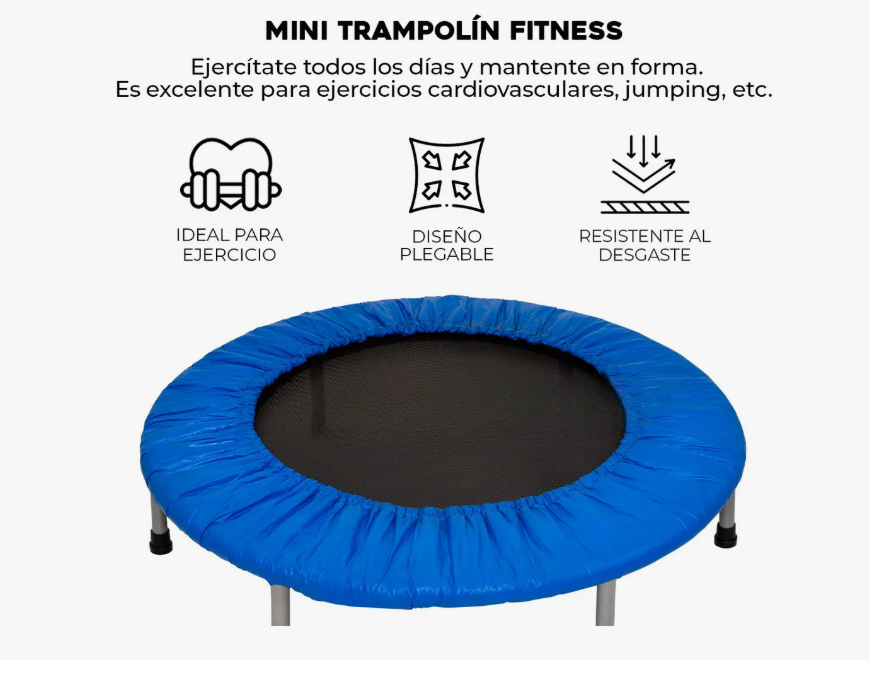 Foto 3 pulgar | Trampolín Brincolín Para Aeróbicos Fitness Ejercicio Jumping